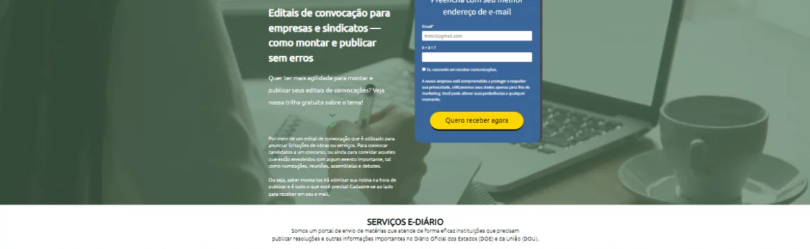 Editais de convocação para empresas e sindicatos  